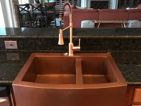 Custom Kitchen Sink Imstall